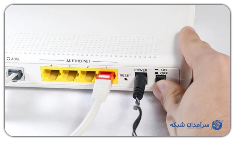 روشن نشدن مودم