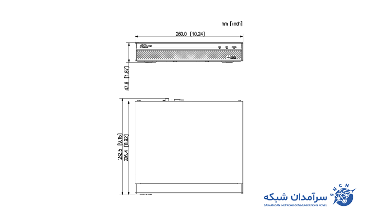 دستگاه ضبطکننده تصاویر داهوا مدل DHI-NVR2108HS-4ks3