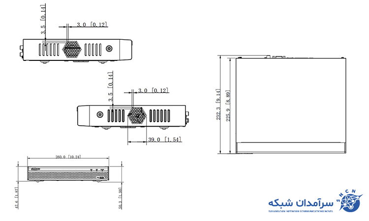 ضبط کننده تصاویر داهوا مدل DHI- NVR1104HS-S3