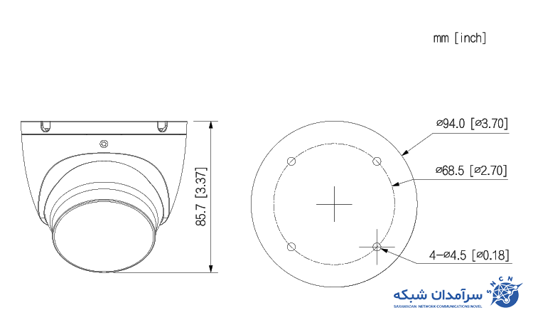 دوربین مداربسته تحت شبکه داهوا مدل DH-HAC-HDW1500TLM