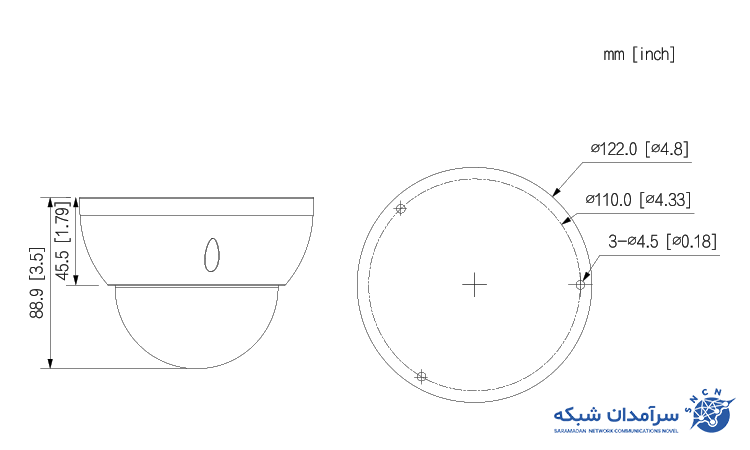 دوربین مداربسته تحت شبکه موتورایز داهوا مدل DH-HAC-HDBW1500R-Z