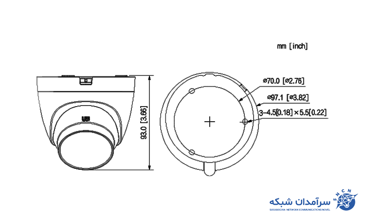 دوربین مداربسته تحت شبکه داهوا مدل HAC-HDW1500TRQP