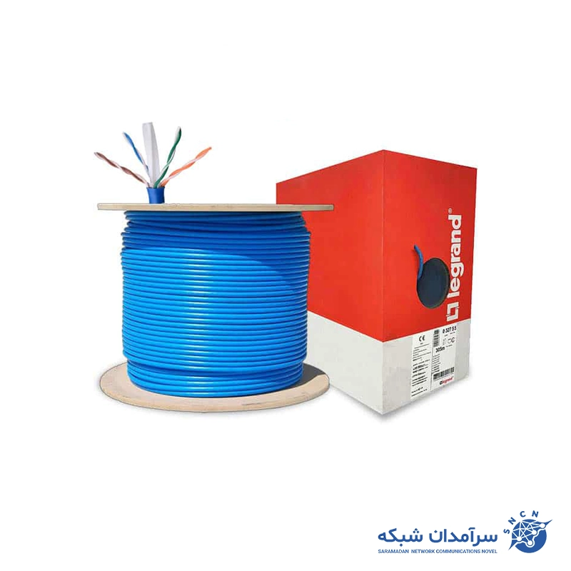 cable cat.6 utp 02 کابل شبکه Cat.6 utp لگراند با روکش PVC