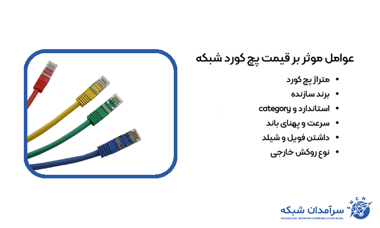 پچ کورد شبکه  CAT.6 UTP 50cm لگراند با روکش PVC