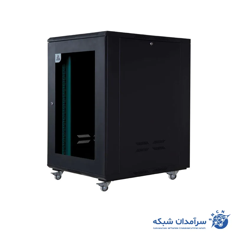 Standing rack 21 units, width 60, depth80, amaadsystem رک ایستاده 21 یونیت عرض 60 عمق 100 آماد سیستم