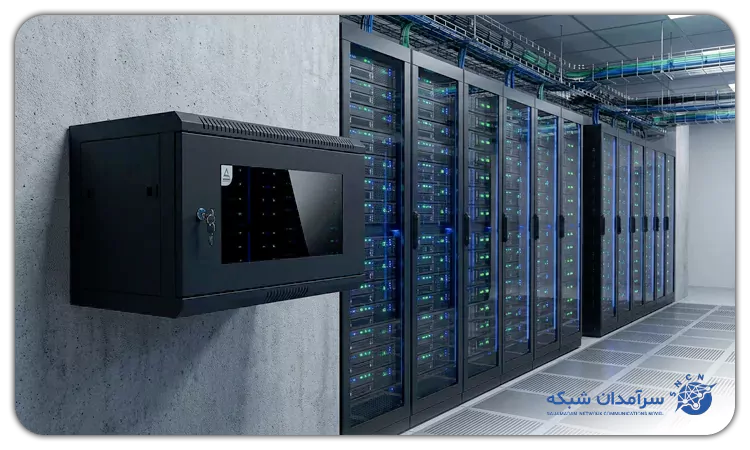 رک دیواری 6 یونیت عمق 35 آماد سیستم