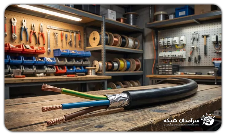 کابل برق 3 در 1.5 شیلد دار خراسان افشارنژاد
