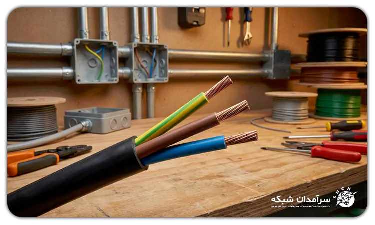 کابل برق 3 در 4 افشارنژاد 