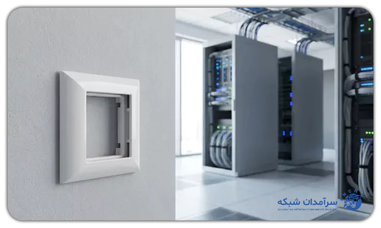 کادر و پایه دو ماژول ترانک 50*105 سوپیتا 