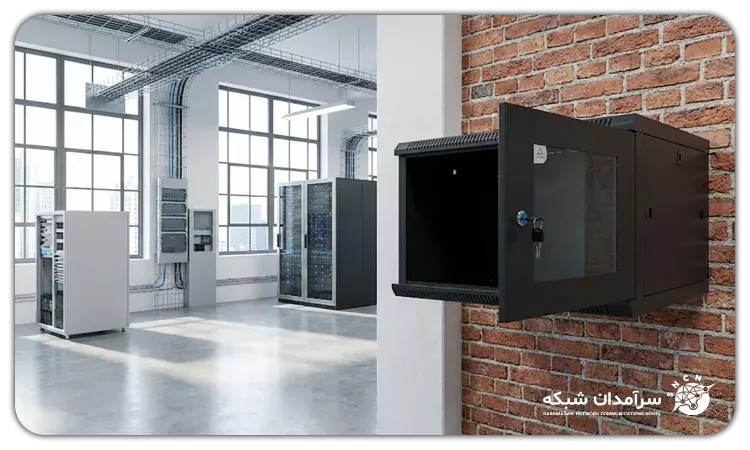 رک دیواری 7 یونیت عمق 60 آماد سیستم